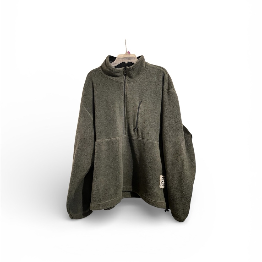 Timberland Men's Olive Zip-Up Sweater - Picture 2 of 6